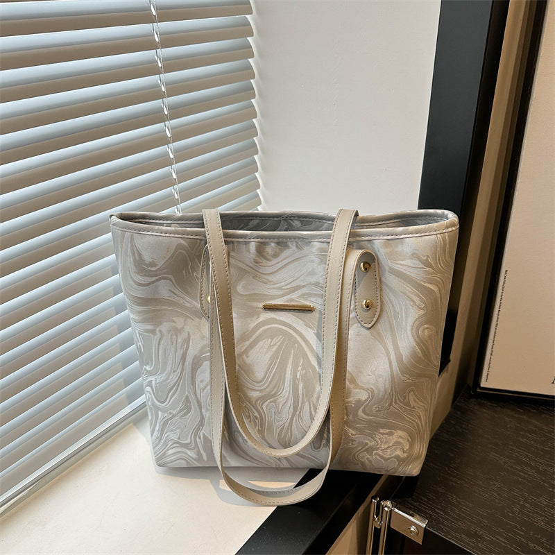 Stylish Marble Pattern Tote Bag