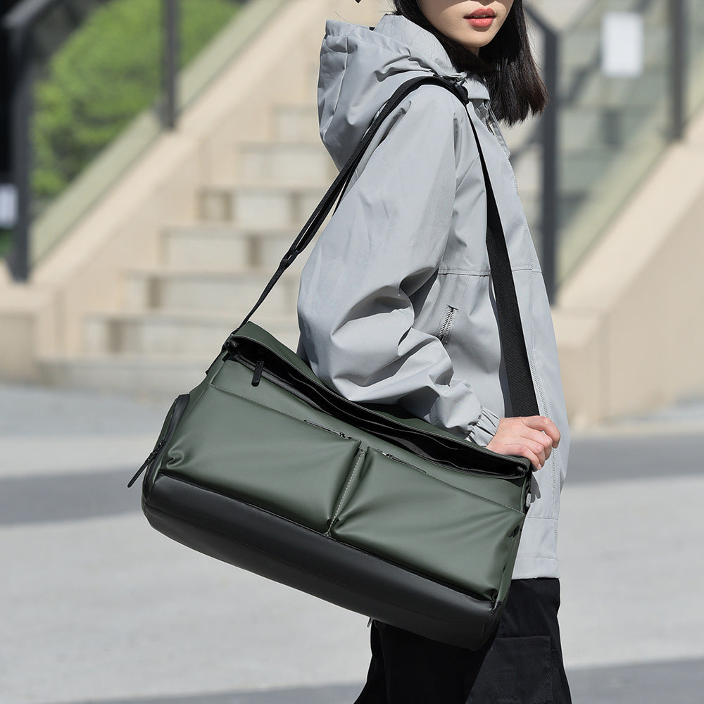 Versatile Multi-Pocket Messenger Bag