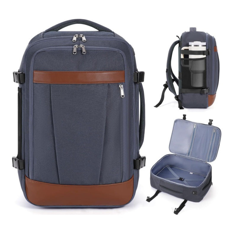 Multifunctional Business Backpack-https://detail.1688.com/offer/1042694949959.html-Calm Wears-Gray-13*7*19 inch-Calm Wears