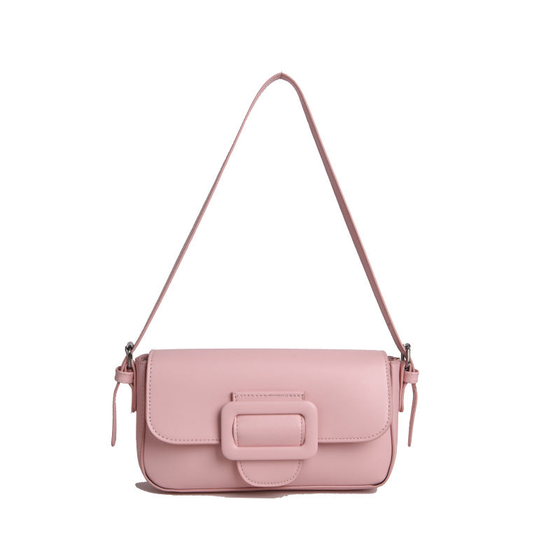 Structured Leather Crossbody Bag
