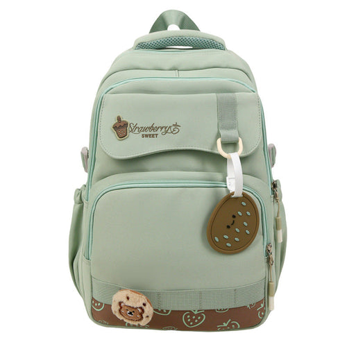 Cute Cartoon-Themed School Backpack-https://detail.1688.com/offer/999664177134.html-Calm Wears-Green-Calm Wears