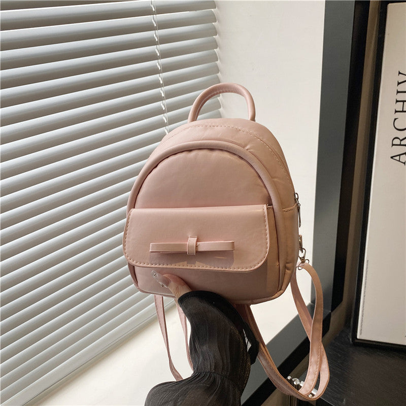 Women Mini Backpack Bag with Stylish Design-https://detail.1688.com/offer/944670433341.html-Calm Wears-Rosa-nothing-Calm Wears