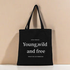 Motivational Canvas Tote Bag