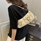 Stylish Dual Pocket Shoulder Bag