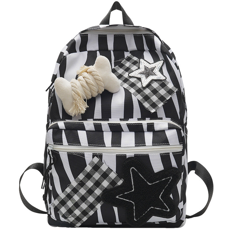 Backpack with Creative Applications and Practical Compartments