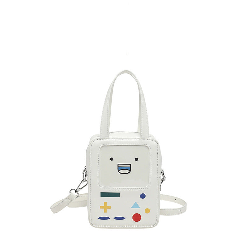 Ladies Mini Handbag with playful design-https://detail.1688.com/offer/1051144513156.html-Calm Wears-White-nothing-Calm Wears