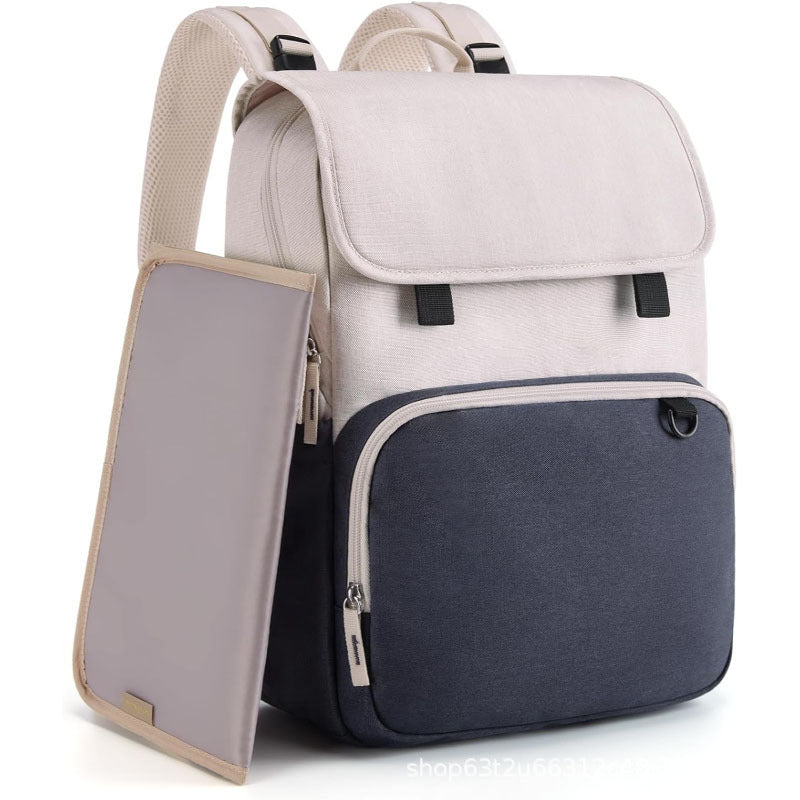 Multifunctional backpack with padded laptop compartment-https://detail.1688.com/offer/963844627519.html-Calm Wears-Navy blue-12*6*16 inch-Calm Wears
