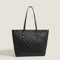 Women's tote bag with elegant diamond design and practical inner compartments-https://detail.1688.com/offer/797064554116.html-Calm Wears-Black-nothing-Calm Wears