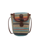 Colorful Woven Crossbody Bag