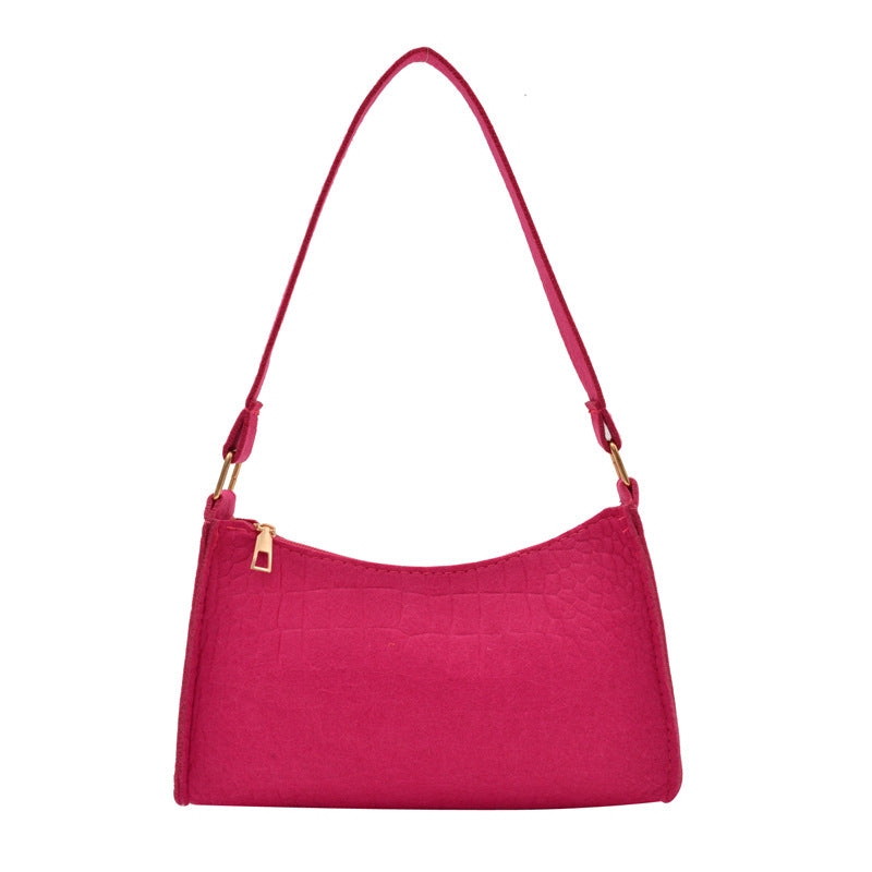 WoCrocodile Textured Mini Shoulder Handbag
