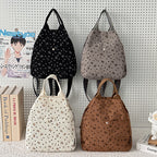 Cord Backpack with Playful Designs