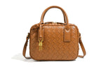 Textured Leather Boutique Handbag