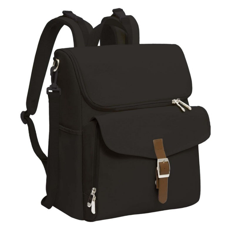 Stylish and Functional Laptop Backpack-https://detail.1688.com/offer/1046003329988.html-Calm Wears-Black-12*6*15 inch-Calm Wears