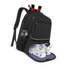 Sport backpack with separate shoe compartment