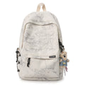 Artistic Marble-Patterned Backpack