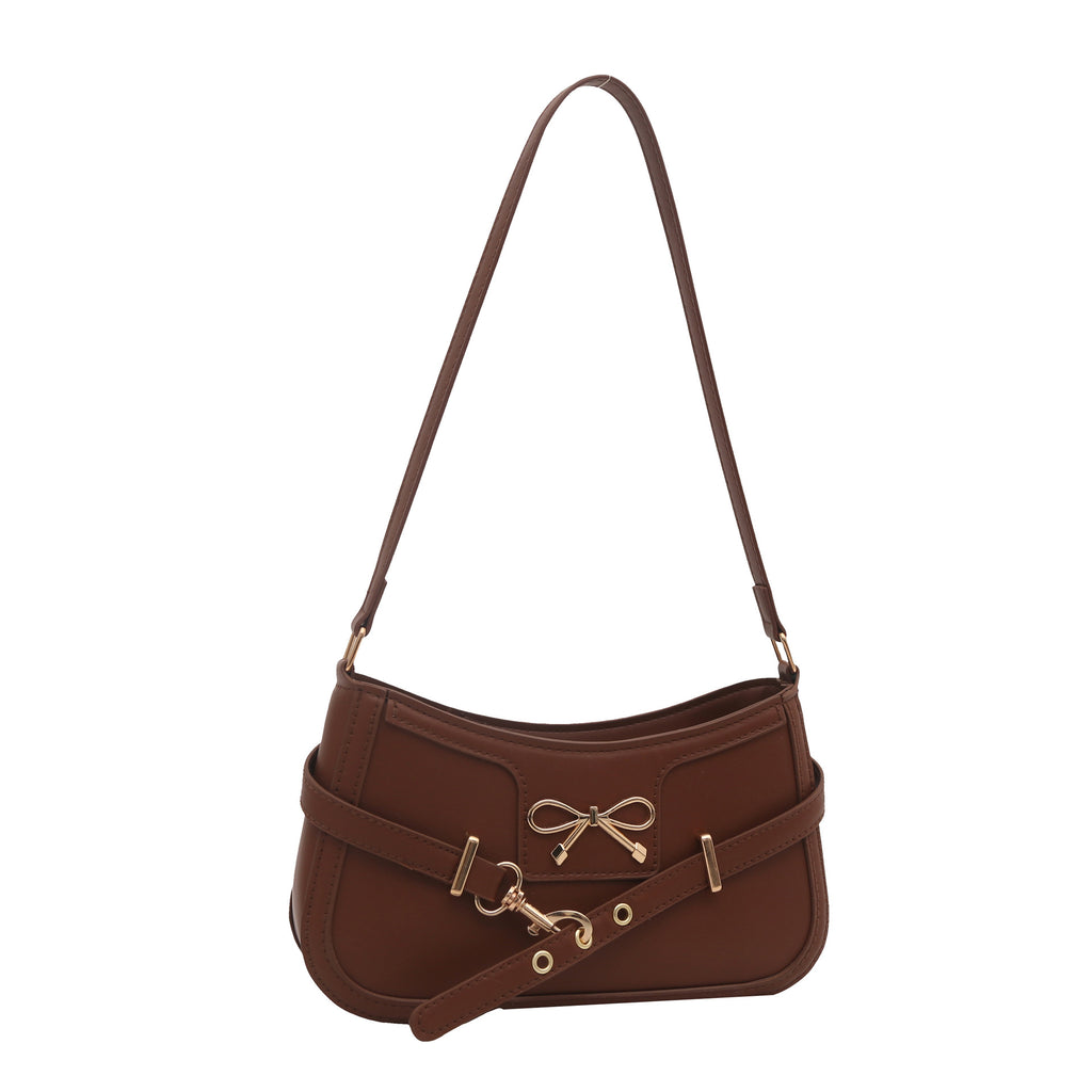 Elegant Bow Detail Crossbody Handbag
