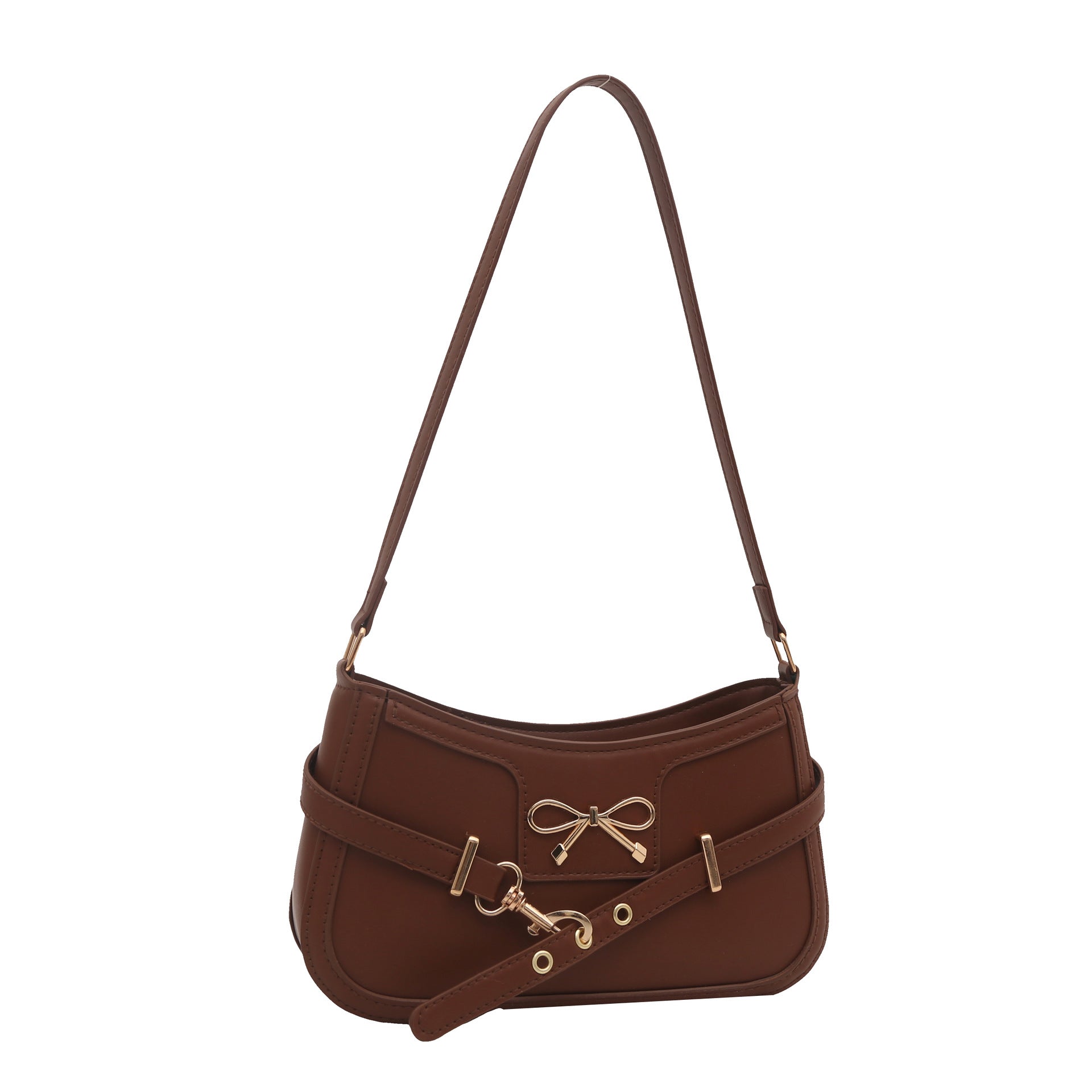 Elegant Bow Detail Crossbody Handbag