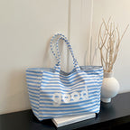 WoSpacious Canvas Beach Tote Bag