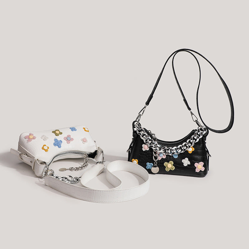 Decorative Chain Strap Handbag