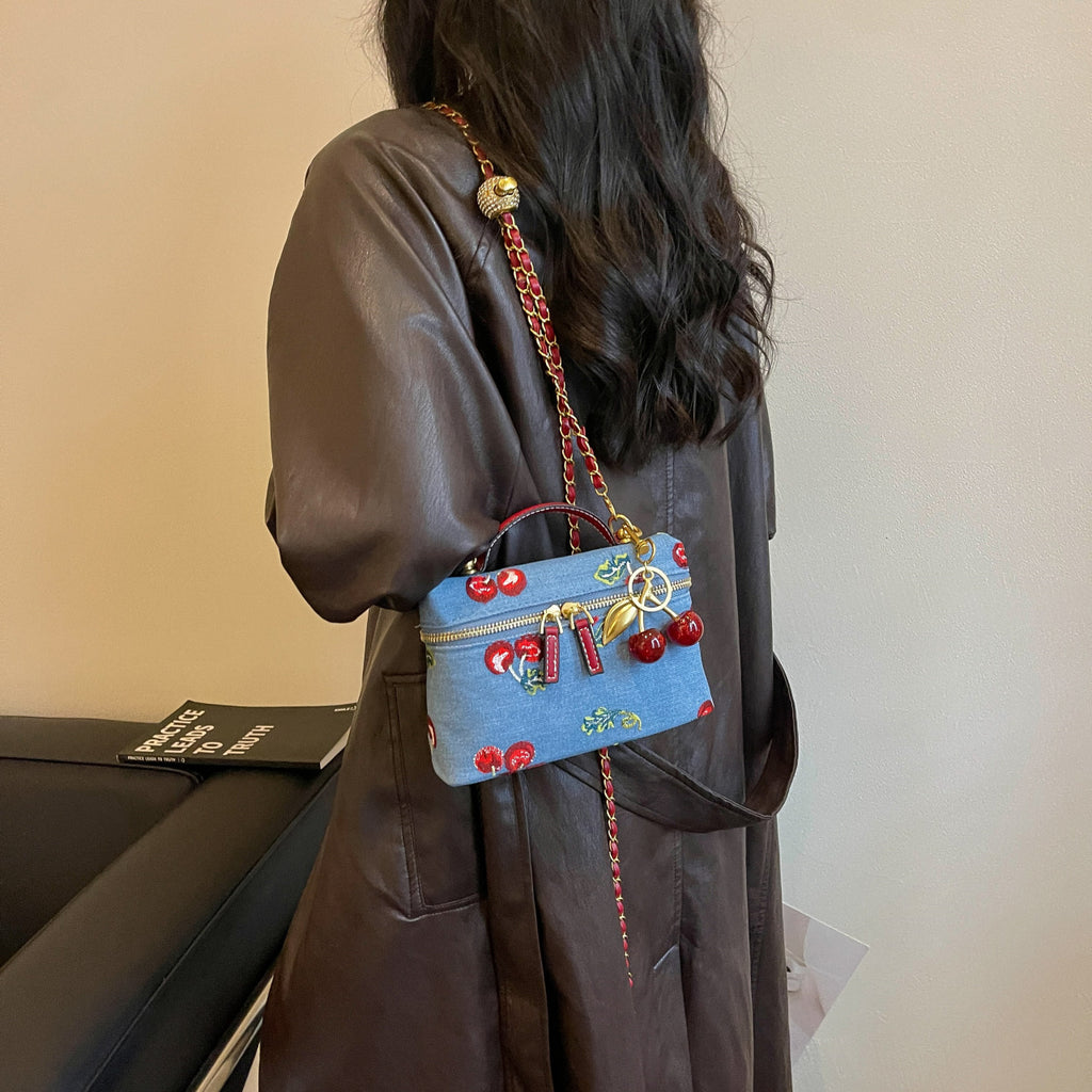 Embroidered Crossbody Bag