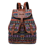 Bohemian Ethnic Print Backpack