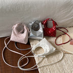 WoCute Heart-Patterned Mini Shoulder Bag