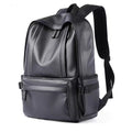 Sleek Faux Leather Backpack