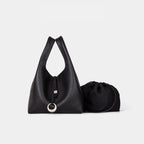 Women's elegant tote bag with innovative closure-https://detail.1688.com/offer/1034764902308.html-Calm Wears-Ebony Brown-191118-Calm Wears