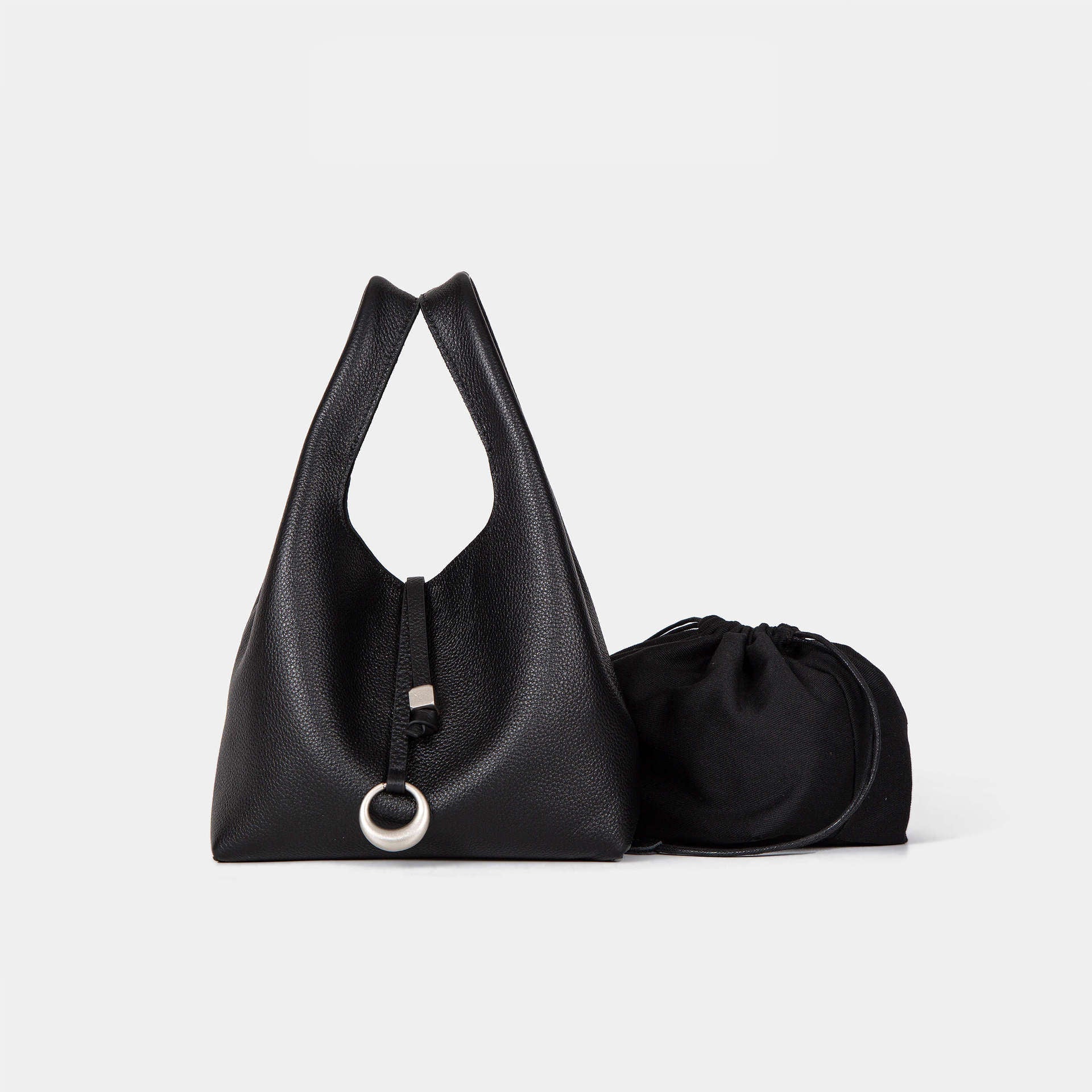 Women's elegant tote bag with innovative closure-https://detail.1688.com/offer/1034764902308.html-Calm Wears-Ebony Brown-191118-Calm Wears
