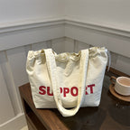 Casual Cotton Tote Bag