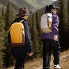 Modern leisure backpack with ergonomic shoulder straps and intelligent storage