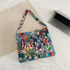 WoFloral Print Hobo Handbag