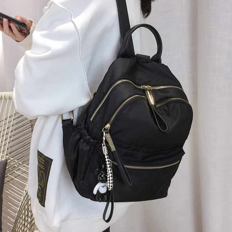 Modern Dual-Zipper Backpack