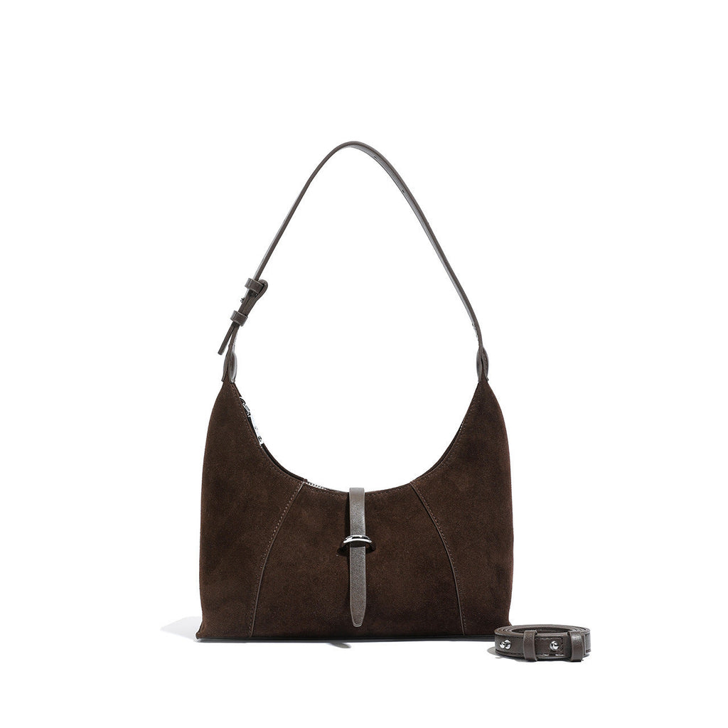 Women high-quality hobo bag made of suede-https://detail.1688.com/offer/994038237310.html-Calm Wears-Braun-nothing-Calm Wears