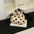 WoFun Polka Dot Drawstring Mini Handbag