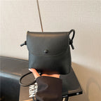 Versatile Textured Crossbody Handbag
