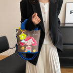 Plush handbag in the cheeky children's motif
