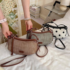 Women's shoulder bag with elegant woven design and removable shoulder strap-https://detail.1688.com/offer/1060210758571.html-Calm Wears-Green-nothing-Calm Wears