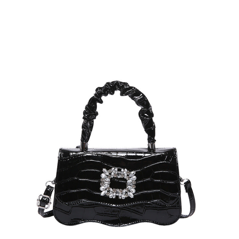 Glamorous Crocodile Texture Evening Handbag