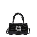Glamorous Crocodile Texture Evening Handbag