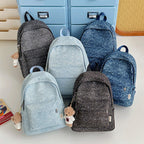Casual Lightweight Backpack with Polka Dot Design