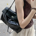Structured Leather Handbag