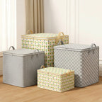Unisex Premium Herringbone Pattern Storage Basket