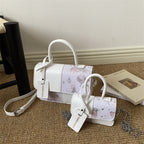 Ladies elegant mini handbag with floral design