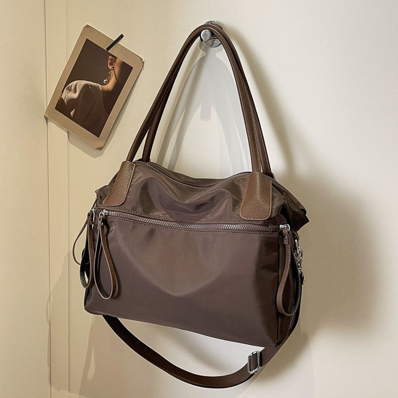 Canvas Shoulder Handbag-dione couture20260420-Calm Wears-Cafe-Calm Wears