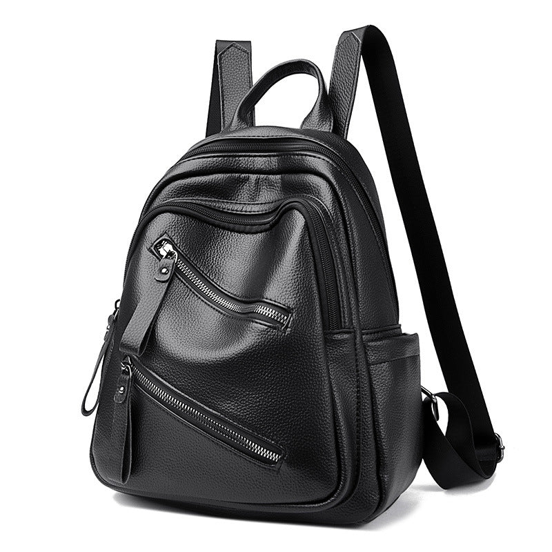 Fashionable Leather Backpack