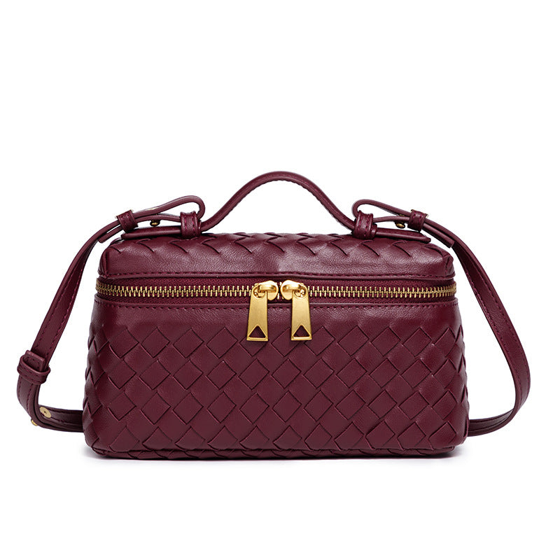 Luxury Woven Crossbody Handbag