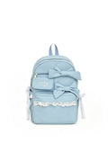 Cute Bow-Accent School Backpack