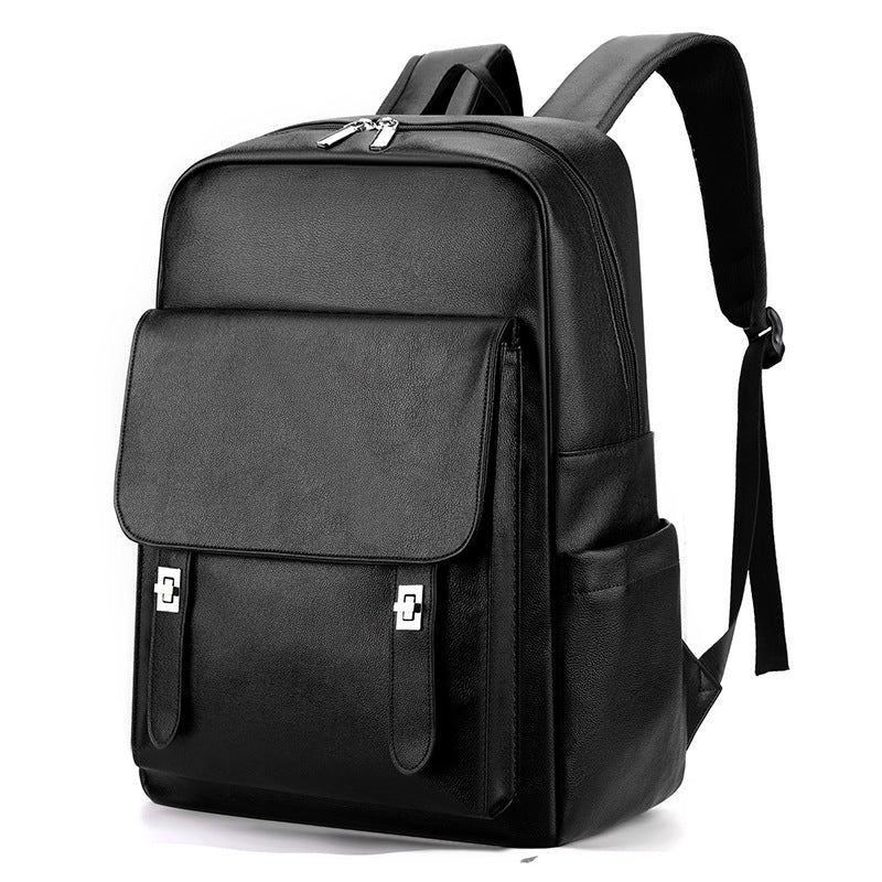 Unisex Elegant Leather Laptop Backpack