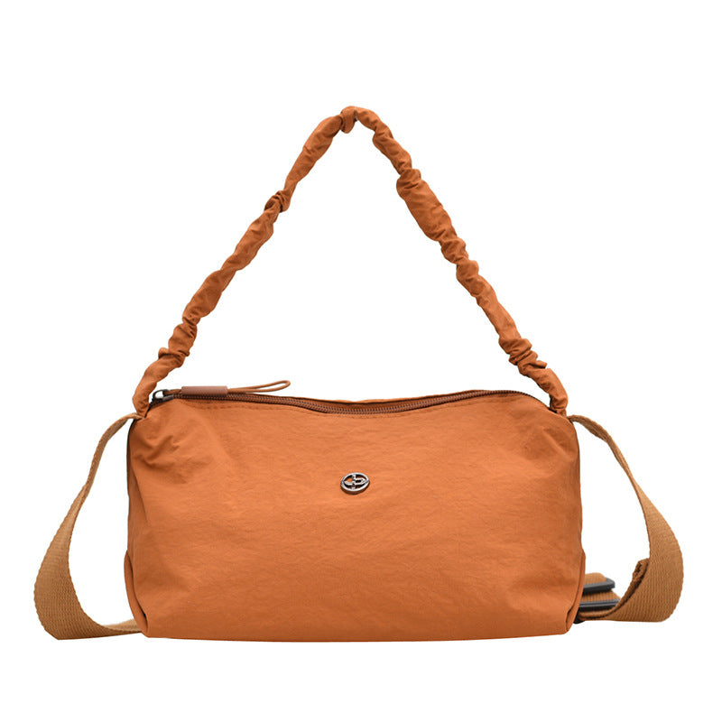 Versatile Crushable Fabric Crossbody Bag